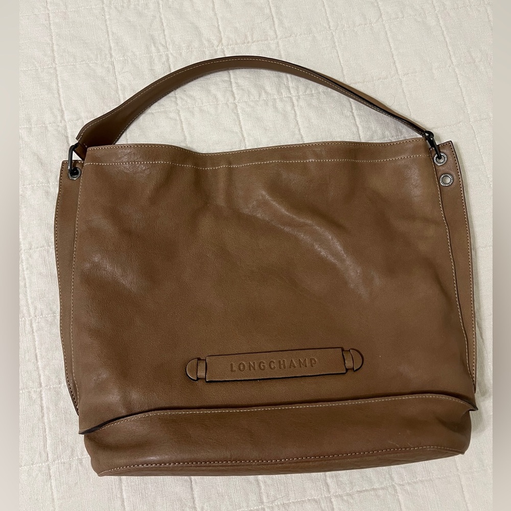Longchamp 3D Leather Hobo Bag